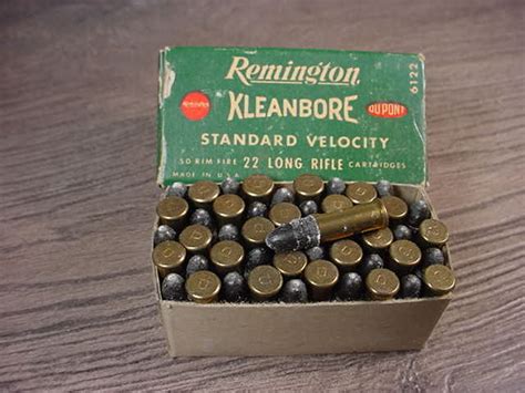 Box Of Remington Kleanbore Standard Velocity Long Rifle Lead Solid