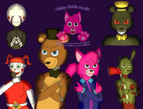 My first fnaf fan art (redraw) by HaileyRiddleStudio on DeviantArt