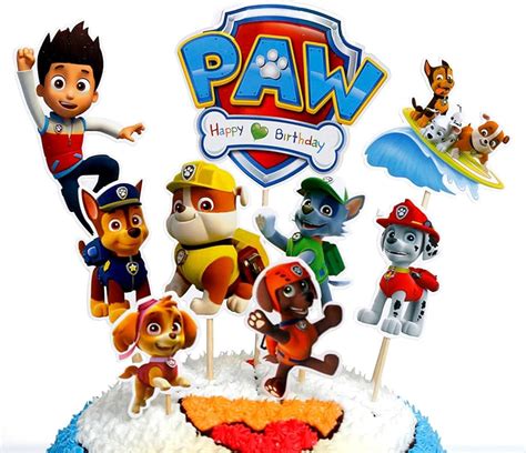 1 4 Sheet Paw Patrol Edible Frosting Cake Topper Image 59 Off