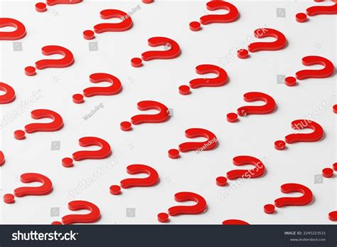 Red Question Mark Pattern Background Abstract Stock Illustration ...