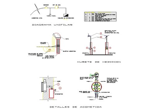 Detalles El Ctricos En Autocad Descargar Cad Kb Bibliocad