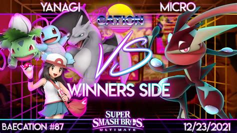 Baecation 87 Winners Round 1 Yanagi Pokemon Trainer Vs Micro