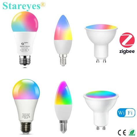 Tuya Smart WiFi Zigbee L Mpada LED Luz De Vela LED L Mpada Spot Alexa