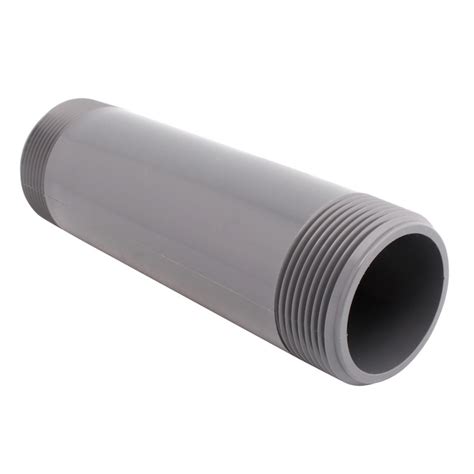 Xirtec Pvc Nipple Threaded Ends Schedule Grey