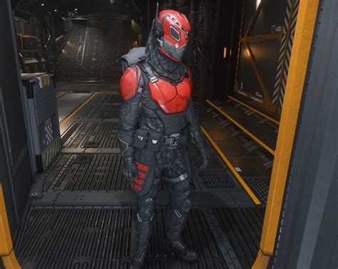 Arden Sl Red Alert Armor Set No Undersuit Star Citizen Blackmarket