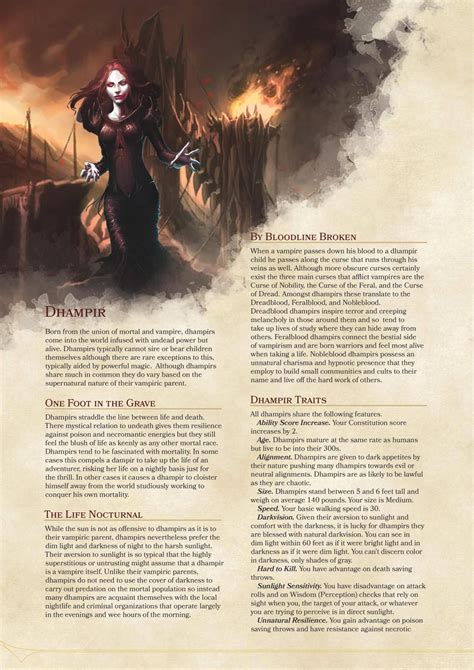 View 24 Playable Dnd Homebrew Races Binarywasuct