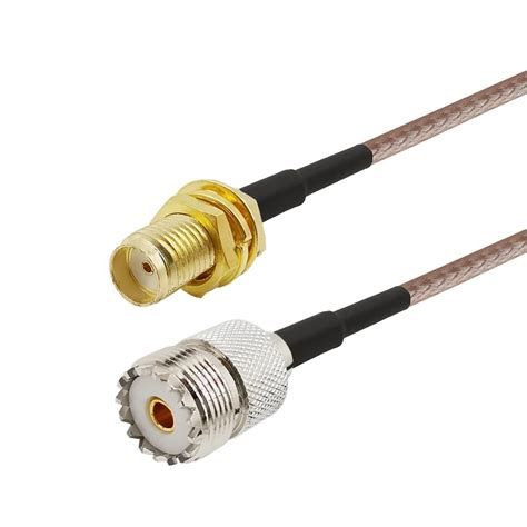 SMA Female To UHF SO 239 PL 259 Female RG174 RG316 RG316D RG58 LMR195