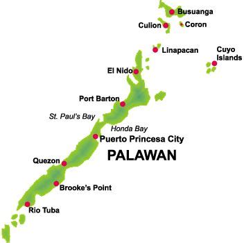 Puerto Princesa Palawan Philippines Map