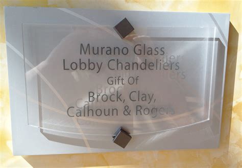 Glass Graphics | Examples of Donor / Recognition Walls, Plaques ...