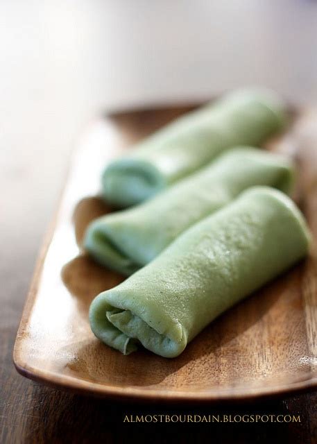 Kuih Dadar Kuih Tayap Ketayap Pandan Pancakes Crepes With