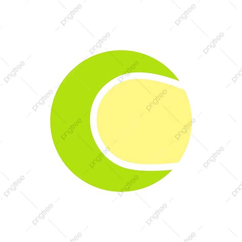 Tennis Ball Icon Vector Design Template On White Background On Clear