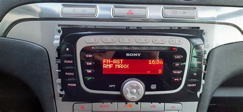 FORD S MAX MK1 MONDEO MK4 GALAXY MK3 FOCUS MK2 RADIO SONY MP3 2007 ROK