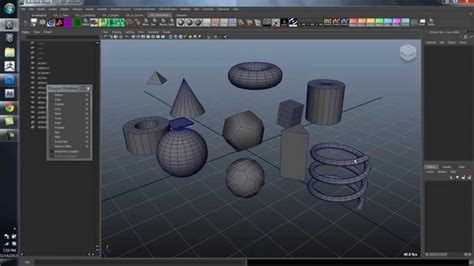 Intro To Maya And 3d Modeling Lecture B 113 Polygon Primitives