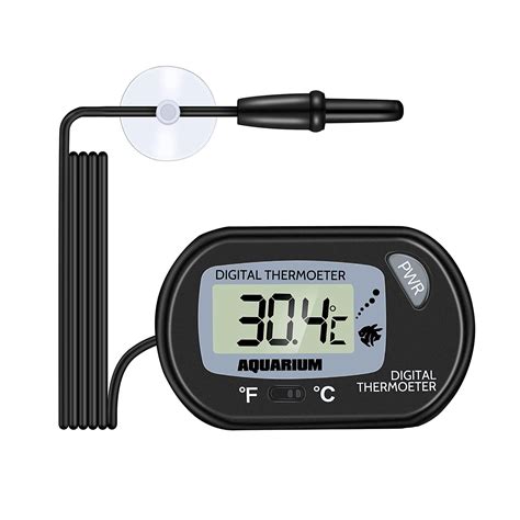 Aquarium Thermometer Digital Thermometer With Probe And Suction Cup