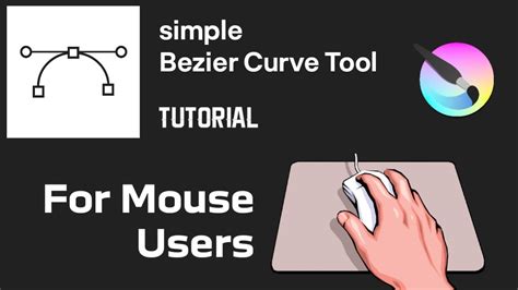 How To Use Bezier Curve Tool Simple Tutorial Mouse Users Krita