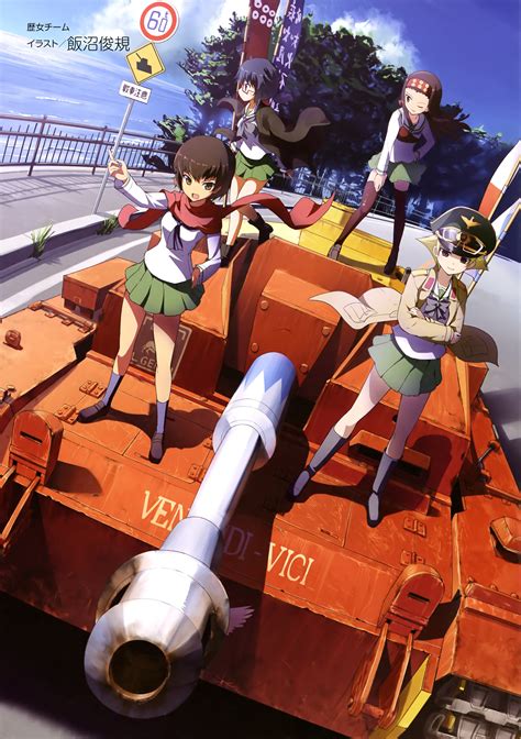 Wallpaper Girls Und Panzer Erwin Girls Und Panzer Caesar Girls Und