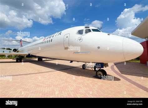 Delta Airlines Mcdonnell Douglas Dc Preserved At The Delta Flight