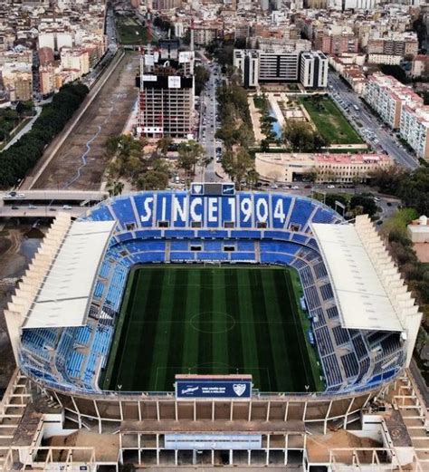 Estadios de España on Twitter Málaga CFs Estadio La Rosaleda