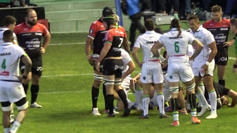 R C Toulon Section Paloise Première mi temps YouTube