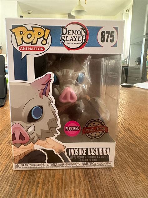 Funko Pop Demon Slayer INOSUKE HASHIBIRA Flocked 875 Edition Spéciale