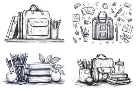 Back to School Outline Drawing Graphic by Ai Graphic Design Bundle ...