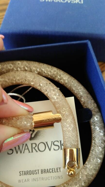 Swarovski Stardust Bransoletka Z Ota Orygina Oficjalne