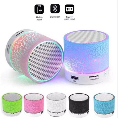 jual speaker bluetooth mini  box full bass motif retak shopee
