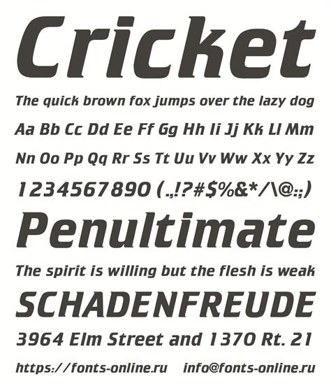 Cricket font