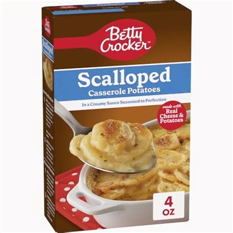 Betty Crocker Scalloped Casserole Potatoes Made With Real Cheese 4 Oz Box Pack Of 10 10 Pack