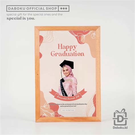 Jual Daboku Buket Wisuda Hiasan Dinding Frame Kado Pernikahan Wedding