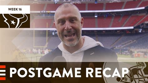 Browns Vs Texans Week Postgame Recap Youtube