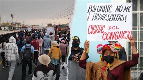 Marcha Contra El Congreso Y Dina Boluarte Así Se Viven Las Protestas A Favor De Pedro Castillo