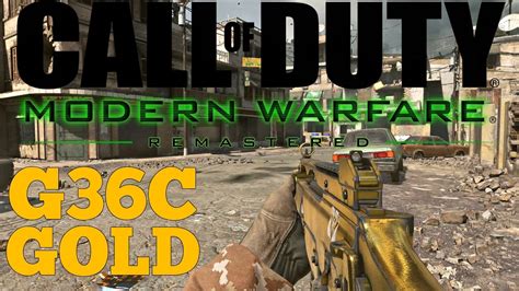 ROAD TO EXCLUSION ZONE CAMO 26 G36C GOLD MWR Gameplay YouTube