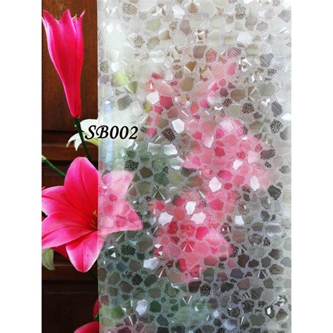 Jual WPSBGS SB002 MOZAIC CLEAR SANDBLAST STICKER KACA KACA FILM 45CM X