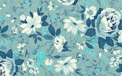 Blue Floral Light Blue Flower HD Wallpaper Pxfuel