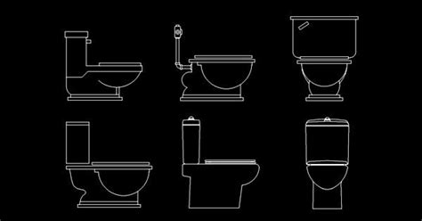 Toilet Elevation CAD Block dwg for bathroom free download ...