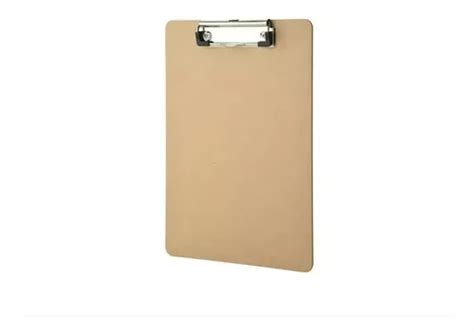 Portapapel Tabla Apretador Madera Oficio Mister Office