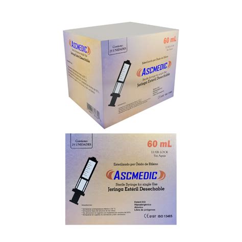 Jeringa Sin Aguja 60 Ml ASCMEDIC