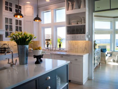 Whidbey Island Beach House Kitchen Remodel Beach Style Kitchen