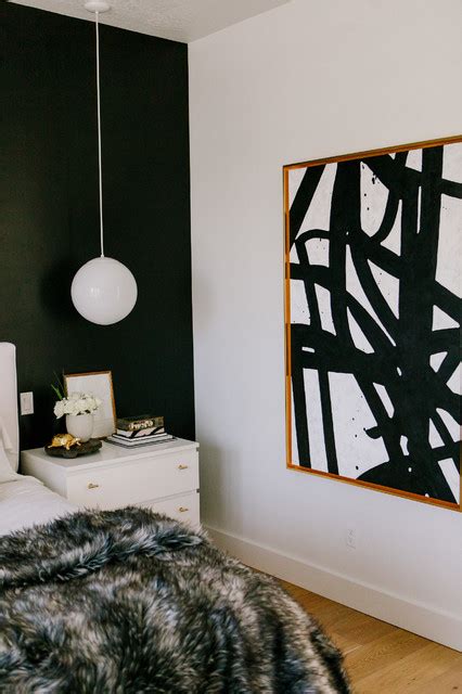 Modern Black White Modern Bedroom Boise By Lyn S Design Style