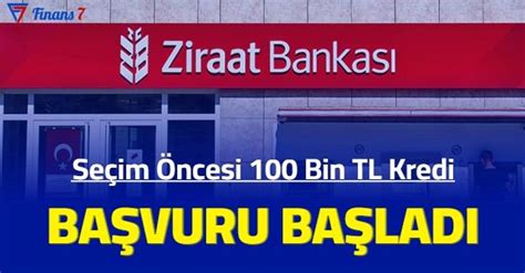 Ziraat Bankas Ndan Se Im Ncesi Bin Tl Temel Ihtiya Kredisi