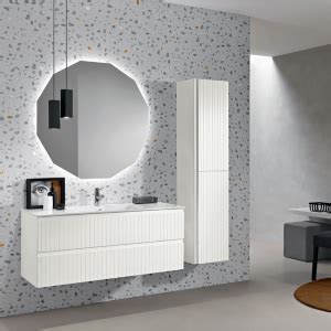 Mobile Da Bagno Sospeso Moderno Con Base 120 ARTICO Con 2 Cassetti E