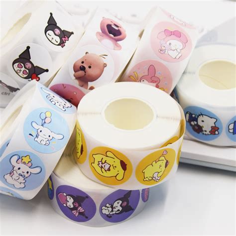 Jual Rd Roll Isi Pcs Stiker Sanrio Sticker Sanrio Kuromi My