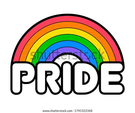 Gay Pride Symbol Pride Month Logo Stock Vector Royalty Free