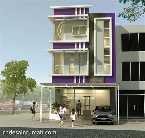 Desain Rumah Minimalis Modern Ruko Kecil Sederhana - Rumah Desain