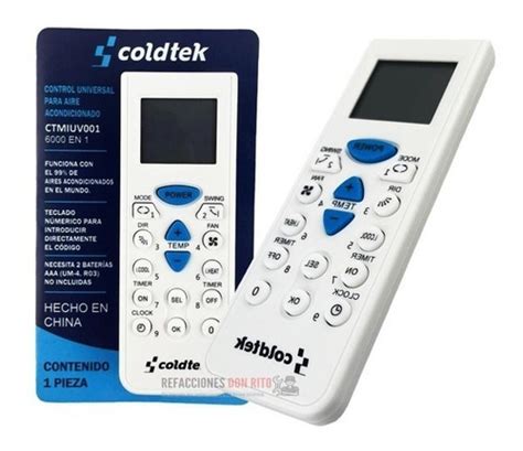 CONTROL UNIVERSAL COLDTEK Refrigeracionyacceso LolaPay