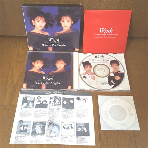 やや傷や汚れありベストCD cmCD Wink ウィンク Hot Singles BEST SUGAR BABY LOVEアマリリス愛が