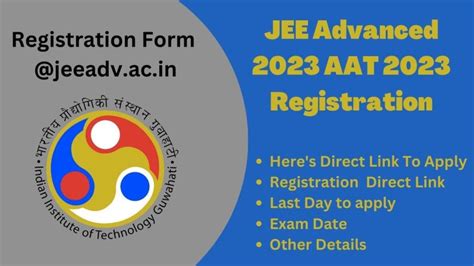 JEE Advanced AAT 2023 Registration Started Direct Apply Link Here