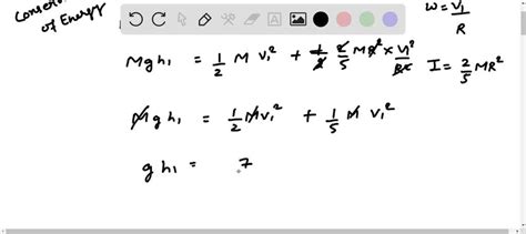 Solved A Marble Of Mass M And Radius R Rolls Without Slipping Down The