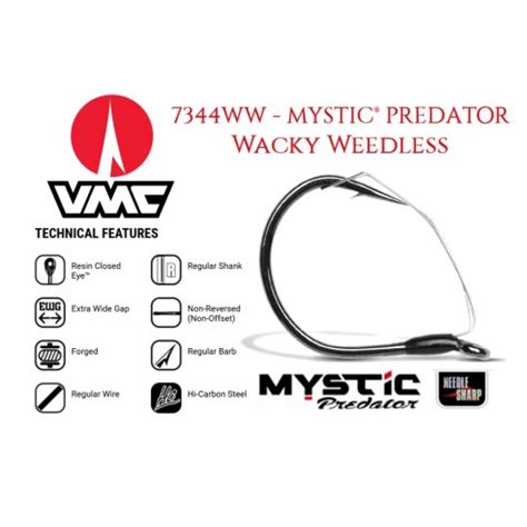 Vmc Ww Mystic Predator Wacky Weedless